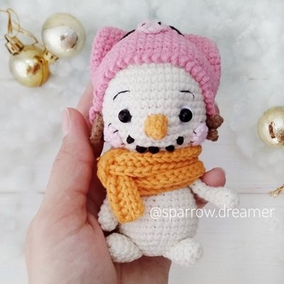 crochet snowman free pattern